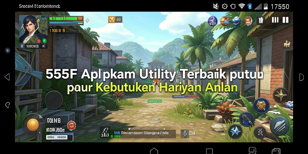 Tampilan antarmuka pengguna 555F yang intuitif dan fungsional.