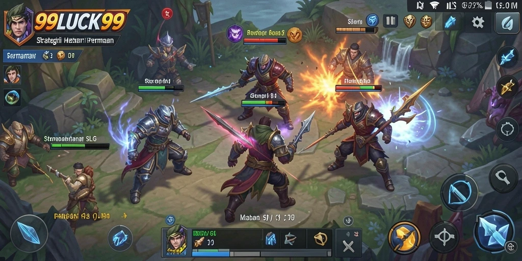 Gameplay SLG menarik dan penuh strategi di 99LUCK99.