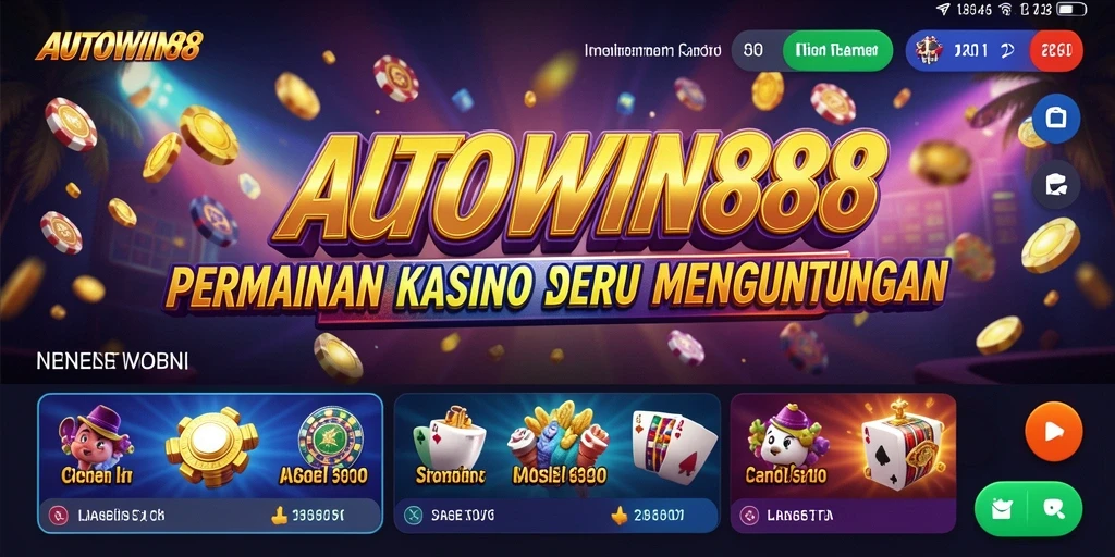 Screenshot utama AUTOWIN88 menunjukkan keseruan gameplay Kasino.