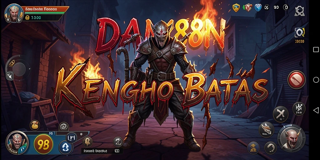 Screenshot gameplay DAM88 menampilkan suasana mencekam penuh teror.