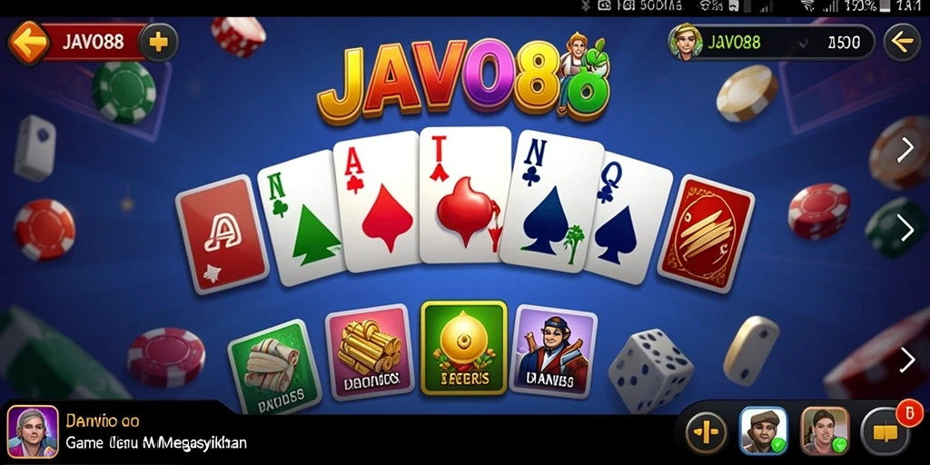 Screenshot gameplay JAVO88 yang menarik dan interaktif.