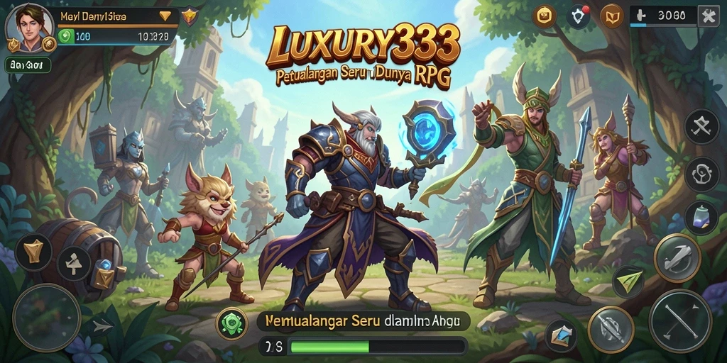 Tampilan gameplay epic dan seru di LUXURY333