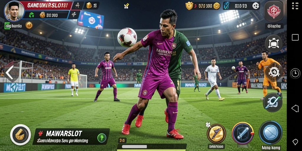 Tampilan gameplay menarik dari MAWARSLOT yang penuh aksi olahraga.