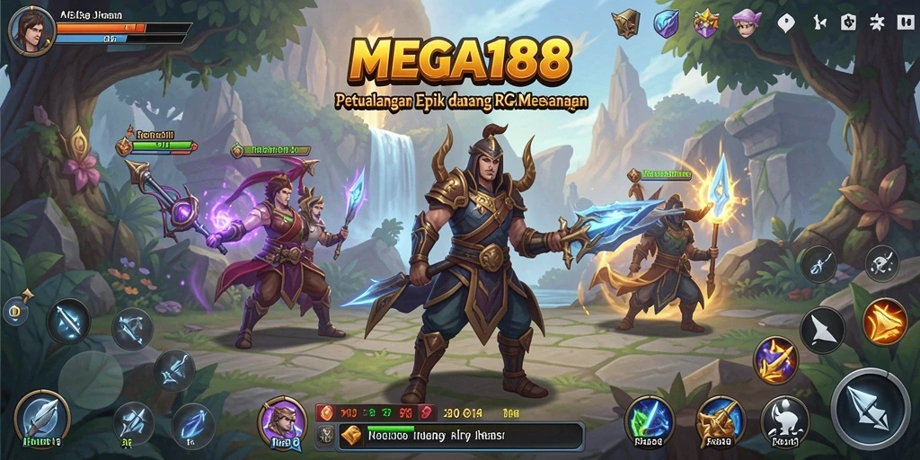 Tampilan gameplay menakjubkan dan mendalam di MEGA188.