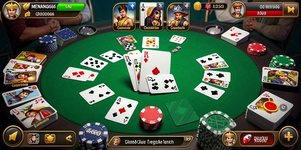 Tampilan menawan gameplay QiuQiu di MENANG666.