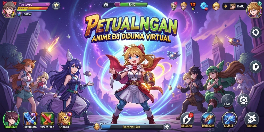 Tampilan menarik dari gameplay TOTO99 dengan karakter Anime yang penuh warna.
